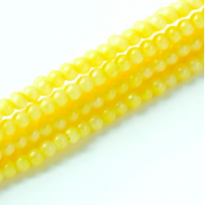 Banana Shiny 2mm Glass Pearls, 150pcs