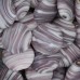 Matte Glass Swirls, 20mm Disc, Purple, Wholesale Bag 250gr