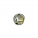 17mm Distressed Nugget Green Patina Bead