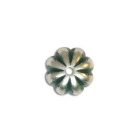 10x14mm Green Patina Bead, Pack of 2