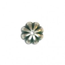 10x14mm Green Patina Bead, Pack of 2
