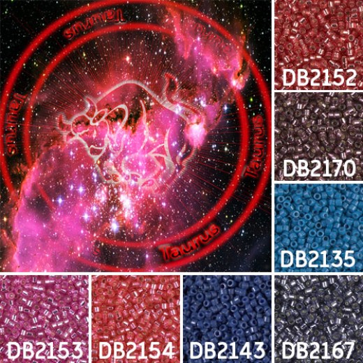 Taurus inspiration Miyuki Delica bead collection - Miyuki 11/0 Delica Beads