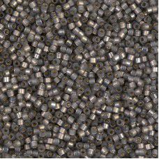 DB0631 Silver Lined Rustic Grey Alabaster Dyed Miyuki 11/0 Miyuki Delica Beads, 50g approx. wholesale pack, Colour 631