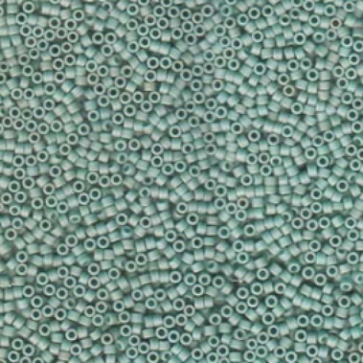 DB0374 Matte Seafoam Green Miyuki 11/0 Miyuki Delica Beads, 5.2g approx.