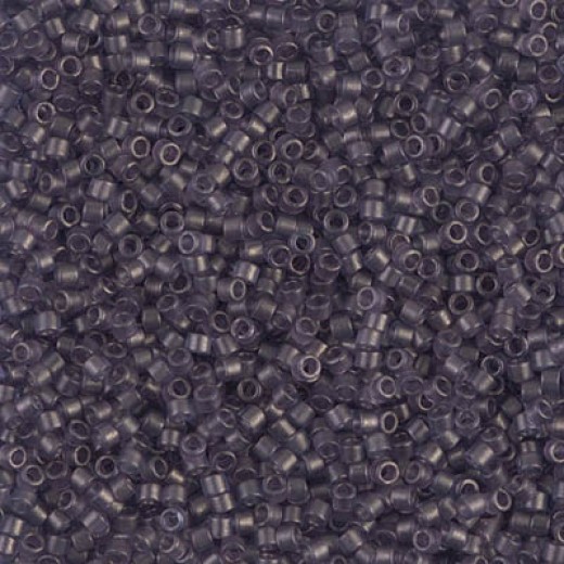DB0386 Matte Trans. Dried Lavender Luster, Size 11/0 Miyuki Delica Beads, 50g approx.