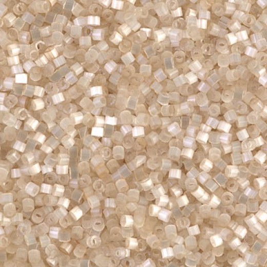 DB0673 Antique Ivory Silk Satin, Size 11/0 Miyuki Delica Beads, wholesale pack of 50g approx.