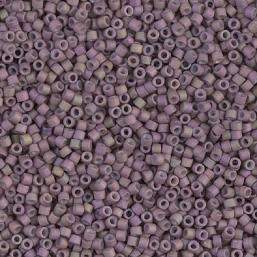 DB1064 Matte Metallic Orchid Gold Iris Miyuki 11/0 Delica Beads, 50 Gram Bag