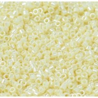 DB1560 Ivory Opaque Luster, Size 11/0 Miyuki Delica Beads, 5.2g approx.
