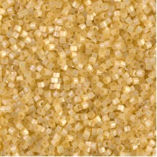 DB1801 Light Apricot Dyed Satin Silk, Size 11/0 Miyuki Delica Beads, 5.2 g appro...