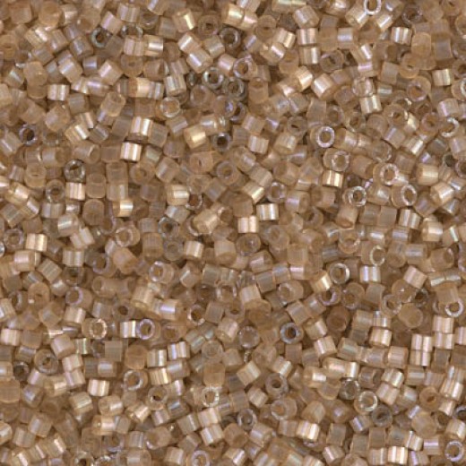DB1802 Shell Dyed Satin Silk, Size 11/0 Miyuki Delica Beads, wholesale pack of 50g approx.