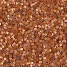 DB1804 Topaz Dyed Satin Silk, Size 11/0 Miyuki Delica Beads, 5.2 g approx.