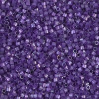 DB1810 Purple Dyed Satin Silk, Size 11/0 Miyuki Delica Beads, wholesale pack of 50g approx.