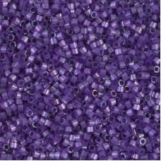 DB1810 Purple Dyed Satin Silk, Size 11/0 Miyuki Delica Beads, 5.2 g approx.