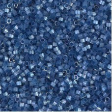 DB1811 Dusk Blue Dyed Satin Silk, Size 11/0 Miyuki Delica Beads, 5.2 g approx.