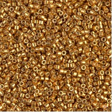 DB1833 Duracoat Galvanized Yellow Gold, Size 11/0 Miyuki Delica Beads, 50gm wholesale bag