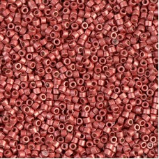 DB1838F Duracoat Galvanised Matte Berry, Size 11/0 Miyuki Delica Beads, 50 Grams