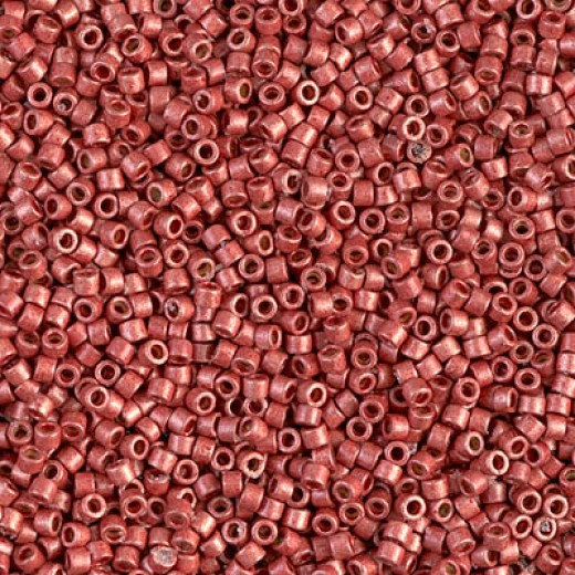 DB1838F Duracoat Galvanised Matte Berry, Size 11/0 Miyuki Delica Beads, 50 Grams