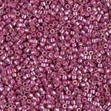 DB1840 Hot Pink Galavnised duracoat size 11/0 Miyuki Miyuki Delica Beads, 5.2g a...