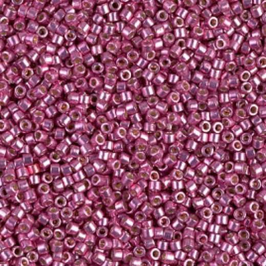 DB1840 Hot Pink Galavnised duracoat size 11/0 Miyuki Miyuki Delica Beads, 50g wholesale bag