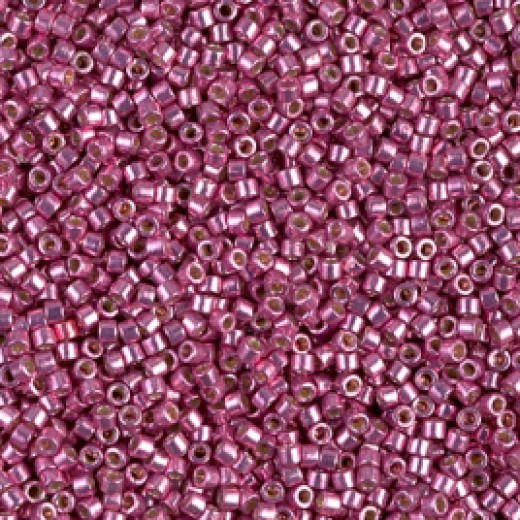 DB1840 Hot Pink Galavnised duracoat size 11/0 Miyuki Miyuki Delica Beads, 5.2g approx.