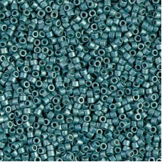 DB1847F Duracoat Galvanised Matte Dark Seafoam, Colour Code 1847F, Size 11/0 Miyuki Delica Beads, wholesale pack of 50g approx.