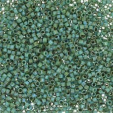 DB2264 Opaque Turquoise Blue Picasso, size 11/0 Miyuki Miyuki Delica Beads, 5.2g...