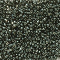DB2507 Black Moss Galvanised Duracoat, size 11/0 Miyuki Miyuki Delica Beads, 5.2g approx.