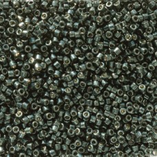 DB2507 Black Moss Galvanised Duracoat, size 11/0 Miyuki Miyuki Delica Beads, 5.2...