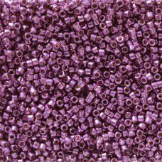 Purple Orchid Galvanised Duracoat colour 2508, size 11/0 Miyuki Delicas, 50g who...