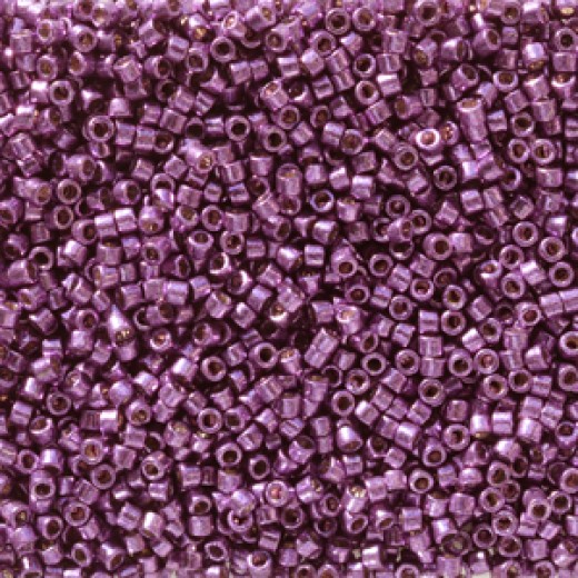 DB2508 Purple Orchid Galvanised Duracoat, size 11/0 Miyuki Miyuki Delica Beads, 50g wholesale bag