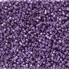 DB2509 Dark Lilac Galvanised Duracoat, size 11/0 Miyuki Miyuki Delica Beads, 5.2...