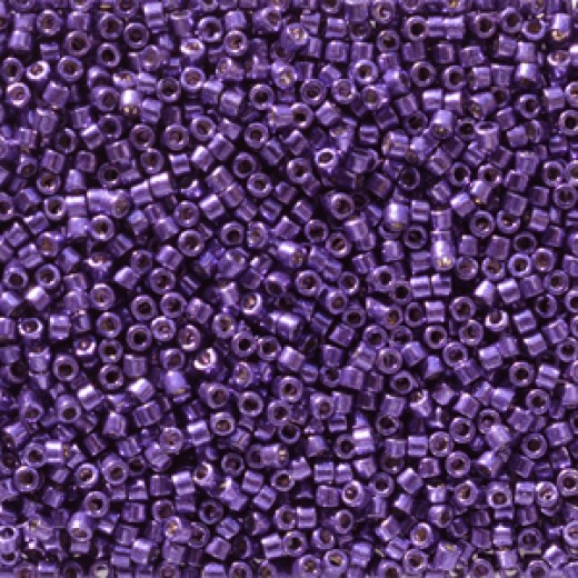 DB2510 Lilac Night Galvanised Duracoat, size 11/0 Miyuki Miyuki Delica Beads, 50g wholesale bag