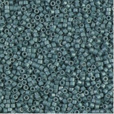 DB1172 Galvanized Matte Dark Aqua, Size 11/0 Miyuki Delica Beads, 5.2g approx.