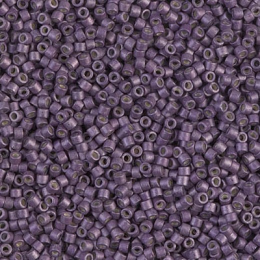 DB1174 Galvanized Matte Eggplant, Size 11/0 Miyuki Delica Beads, 50g Wholesale Pack