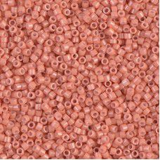 DB1363 Dyed Opaque Peach, Size 11/0 Delicas, 50g Wholesale Pack