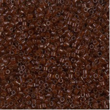 DB1392 Dark Topaz Lined Rootbeer, Size 11/0 Miyuki Delica Beads, 5.2g approx.
