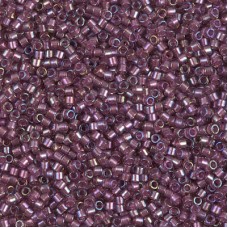 DB1757 Sparkling Orchid Lined Amethyst AB, Size 11/0 Miyuki Delica Beads, 5.2g a...