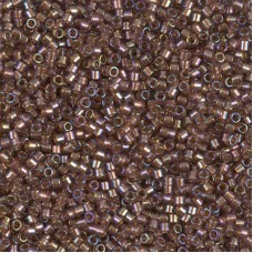 DB1759 Sparkling Beige Lined Amethyst AB, Size 11/0 Miyuki Delica Beads, 5.2g ap...