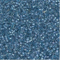 DB1762 Sparkling Sky Blue Lined Crystal AB, Size 11/0 Miyuki Delica Beads, 5.2g ...