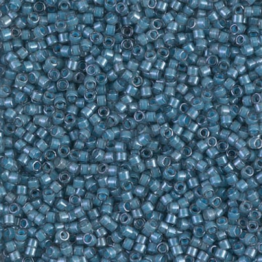 DB2054 Luminous Dusk Blue, Size 11/0 Miyuki Delica Beads, 50g Wholesale Pack