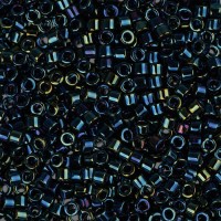 DB0002 Blue Iris, Size 11/0 Miyuki Delica Beads, 5.2g approx.