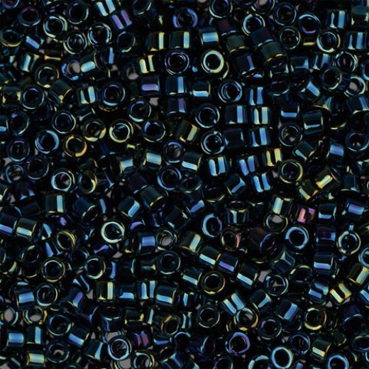 DBM0002 Blue Iris, Size 10/0  Miyuki Delica Beads, Colour code -2 - Approx. 5.2g