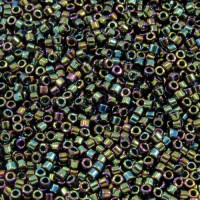 DBM0003 Miyuki  Miyuki Delica Beads Beads Green Iris, Size 10/0  Miyuki Delica Beads, Colour code -3 - Approx. 5.2g