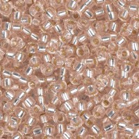 Pink Mist Silver Lined, Miyuki 11/0 Seed Beads, Colour 0023, 250 Grams