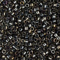 DB0026 Black Metallic Luster, Size 11/0 Miyuki Delica Beads, 50gm bag