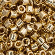 DBM0034 Light Gold 24Kt Plated Size 10/0 Miyuki  Miyuki Delica Beads, Colour Cod...