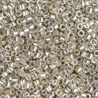 DB0035 Silver Galvanized, Size 11/0 Miyuki Delica Beads, 50gm bag