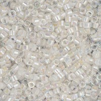 DB0052 Off White AB, Size 11/0 Miyuki Delica Beads, 5.2g approx.