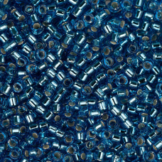 DB0149 Capri Blue Silver Lined, Size 11/0 Miyuki Delica Beads, 5.2g approx.