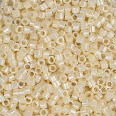 DB0157 Cream AB, Size 11/0 Miyuki Delica Beads, 5.2gm